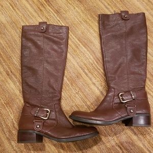 Tall Leather Boots - Joan & David